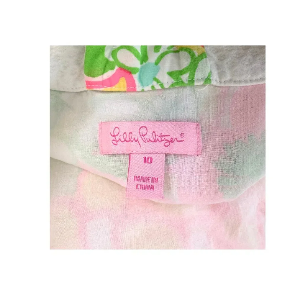 Lilly Pulitzer Darcy Shift Dress Ice Cream Social Print Size 10 - Picture 5 of 8